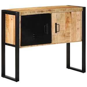 Console Cabinet 90x35x75 cm Masivni neobdelan les Mango