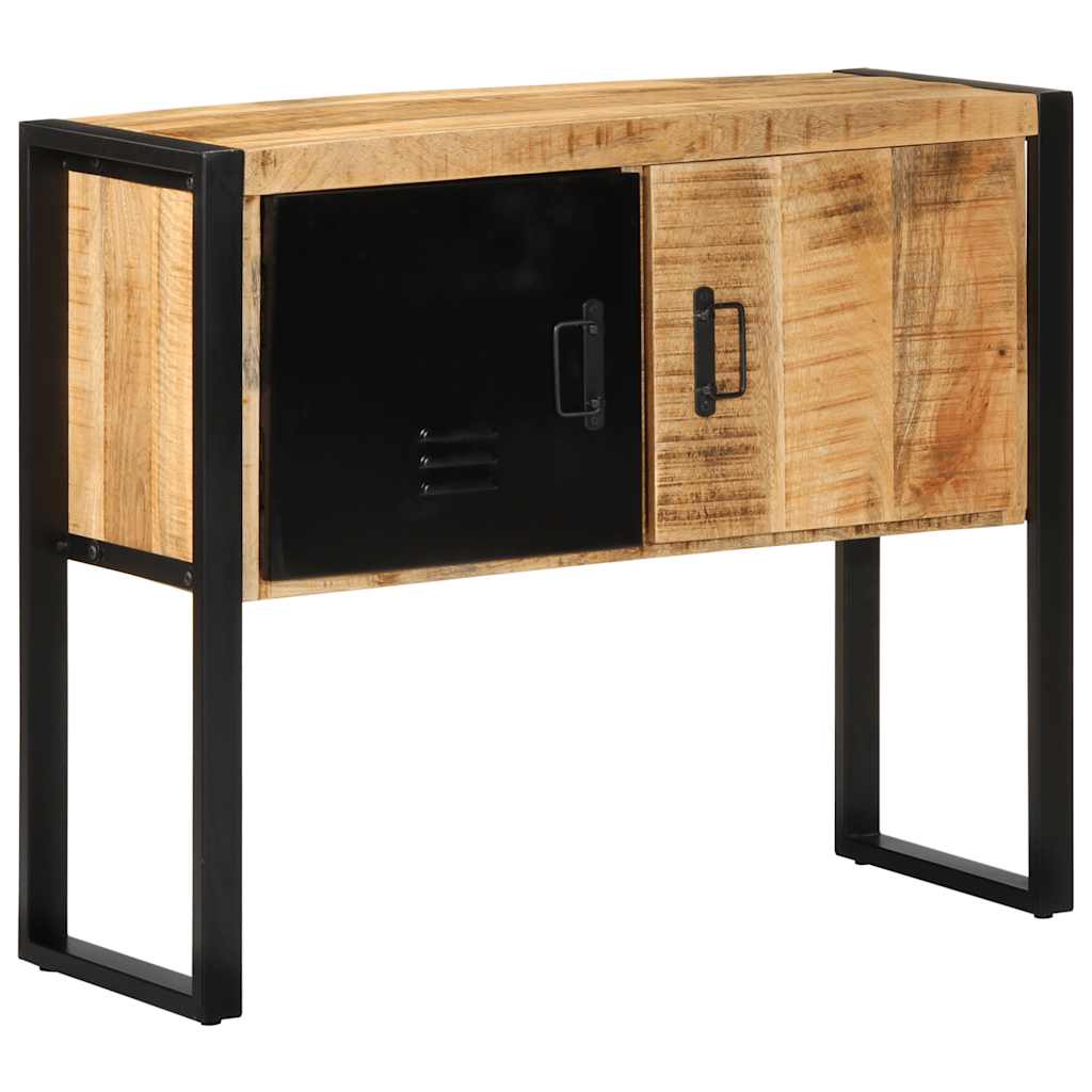 Thumbnail - vidaXL Konsolentisch 90x35x75 cm Raues Massivholz Mango