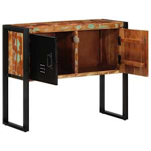 Konzolová skříňka vícebarevný 90x35x75 cm recyklované dřevo - obrázek 5
