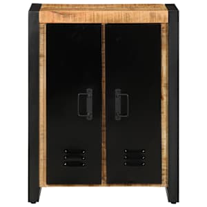 vidaXL Buffet 55x35x70 cm bois de manguier brut massif