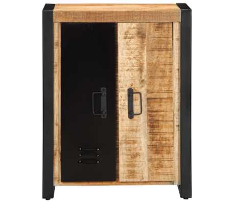 vidaXL Szafka, 55x35x70 cm, lite surowe drewno mango