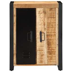 vidaXL Szafka, 55x35x70 cm, lite surowe drewno mango