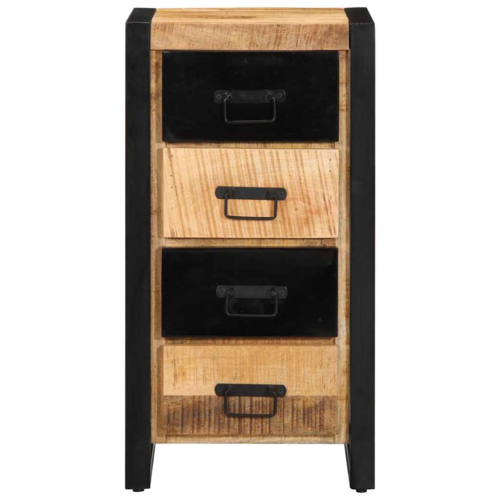 vidaXL Ladekast 40x40x75 cm massief ruw mangohout afbeelding