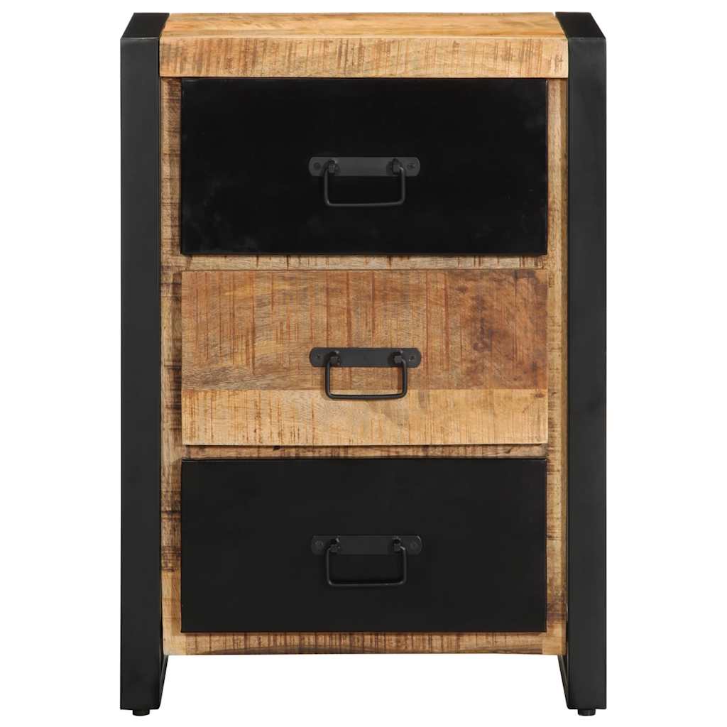 vidaXL Ladekast 50x35x70 cm massief ruw mangohout afbeelding