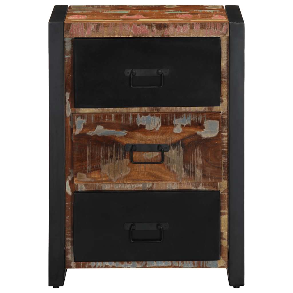 vidaXL Ladekast Multicolor 50x35x70 cm Massief Hout Hergebruikt