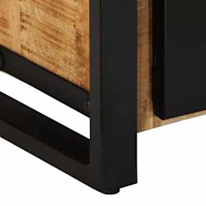 TV skříňka 80x30x40 cm masivní hrubý mangovník - obrázek 8