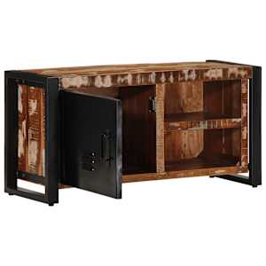 TV skříňka 80x30x40 cm masivní recyklované dřevo - obrázek 2