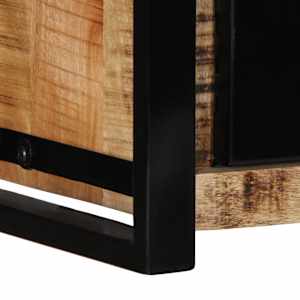 TV skříňka 80x30x35 cm masivní hrubý mangovník - obrázek 8
