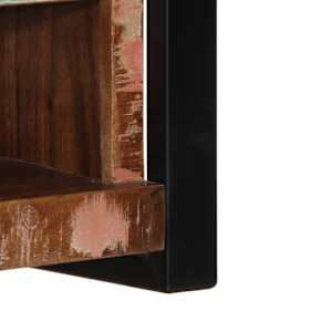 TV skříňka 80x30x35 cm masivní regenerované dřevo - obrázek 8