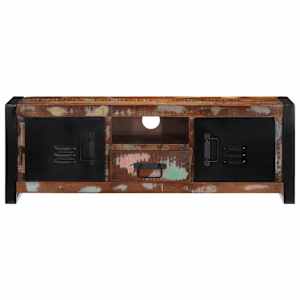TV skříňka 100x30x35 cm masivní recyklované dřevo - obrázek 3