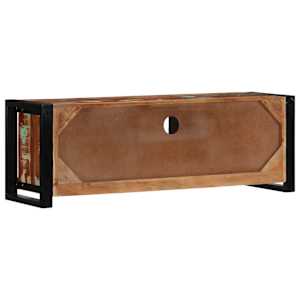 TV skříňka 100x30x35 cm masivní recyklované dřevo - obrázek 5