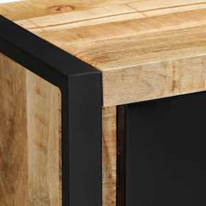 TV skříňka 80x30x35 cm masivní hrubý mangovník - obrázek 6