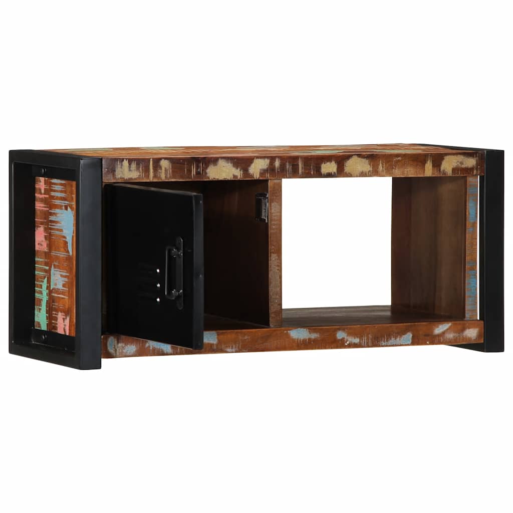 vidaXL TV szekrény 80x30x35 cm tömörfa, újrahasznosított fa