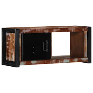 TV skříňka 80x30x35 cm masivní regenerované dřevo - obrázek 13