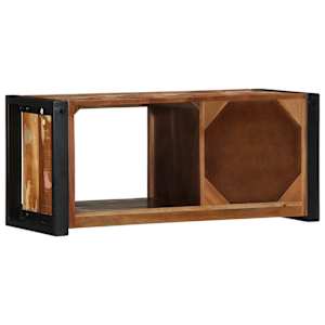 TV skříňka 80x30x35 cm masivní regenerované dřevo - obrázek 5