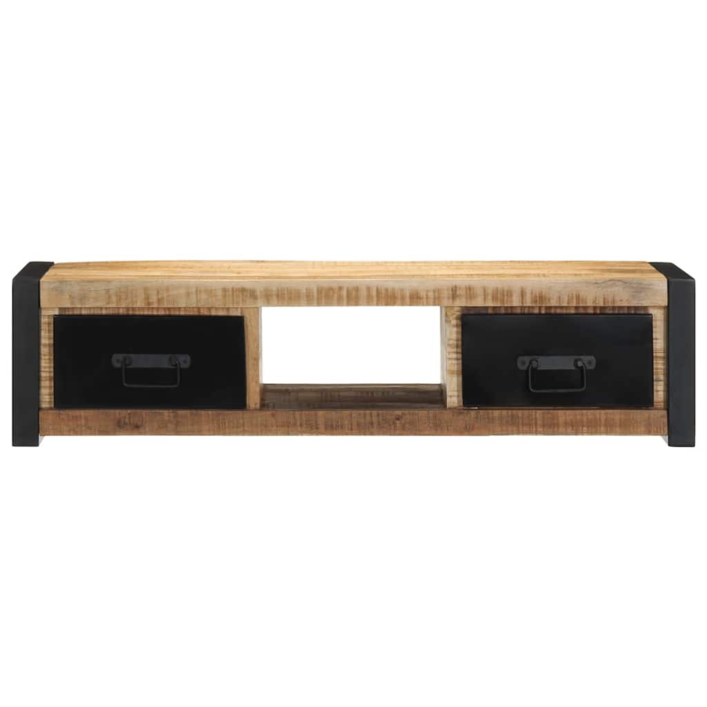 Thumbnail - vidaXL TV-Schrank 100x30x25 cm Raues Massivholz Mango