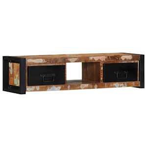 TV skříňka 100x30x25 cm masivní recyklované dřevo - obrázek 12