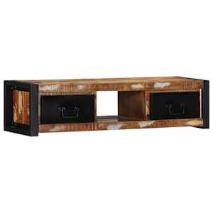 TV skříňka 100x30x25 cm masivní recyklované dřevo - obrázek 13