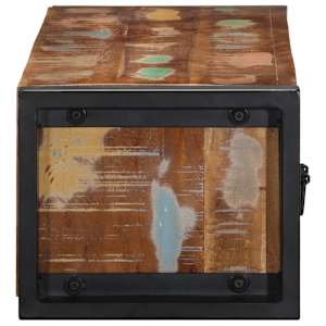 TV skříňka 100x30x25 cm masivní recyklované dřevo - obrázek 4