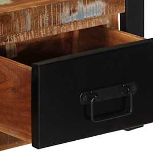 TV skříňka 100x30x25 cm masivní recyklované dřevo - obrázek 7