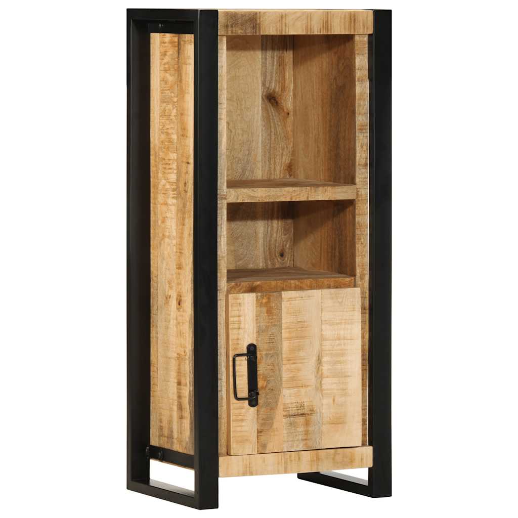 vidaXL Badschrank 40x30x90 cm Raues Massivholz Mango