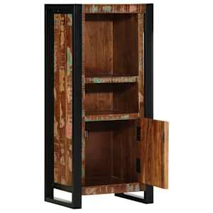 Koupelnová skříňka 40x30x90 cm masivní recyklované dřevo - obrázek 2