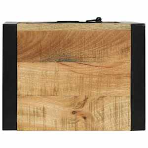Koupelnová skříň Hnědá 40 x 30 x 90 cm Masivní mangové dřevo - obrázek 9