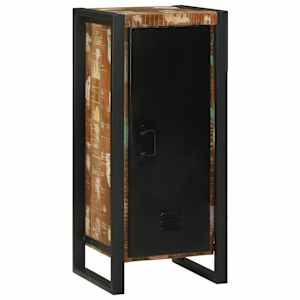 vidaXL Vannitoa kapp uksega Pruun 40 x 35 x 90 cm Tugev taastatud puit