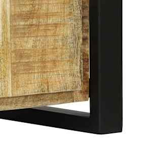 Lavice skříň Hnědá 100 x 35 x 50 cm Masivní magnovníkové dřevo - obrázek 11
