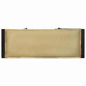 Lavice skříň Hnědá 100 x 35 x 50 cm Masivní magnovníkové dřevo - obrázek 8