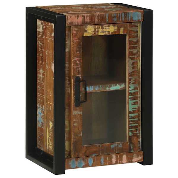 vidaXL Vannitoa kapp uksega Pruun 40 x 30 x 60 cm Tugev taastatud puit