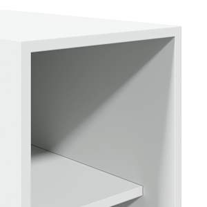 Šatní skříň bílá 30 x 50 x 200 cm kompozitní dřevo - obrázek 7