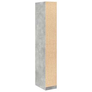 Šatní skříň betonově šedá 30 x 50 x 200 cm kompozitní dřevo - obrázek 6