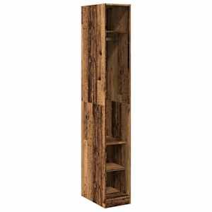 Šatní skříň old wood 30 x 50 x 200 cm kompozitní dřevo - obrázek 2