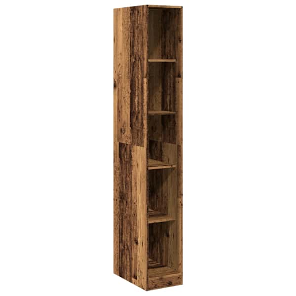 vidaXL garderoob vana puidu 30x50x200 cm tehispuit