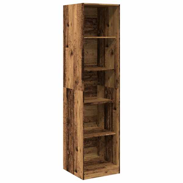 vidaXL garderoob vana puidu 50 x 50 x 200 cm tehispuit