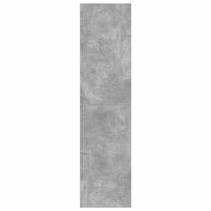 Šatní skříň betonově šedá 80 x 50 x 200 cm kompozitní dřevo - obrázek 5