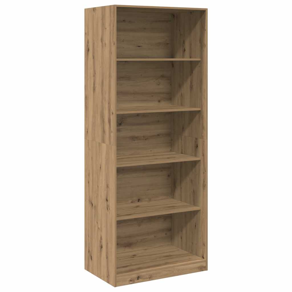 vidaXL Šatní skříň dub artisan 80 x 50 x 200 cm kompozitní dřevo
