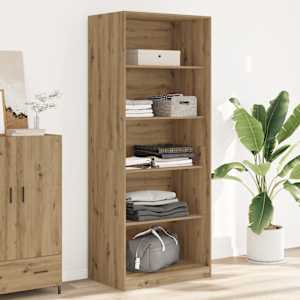 Garderobna omara artisan hrast 80x50x200 cm inženirski les