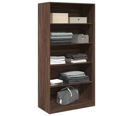 vidaXL Garde-robe ch&ecirc;ne marron 100x50x200 cm bois d'ing&eacute;nierie