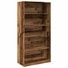 vidaXL garderoob vana puit 100 x 50 x 200 cm tehispuit