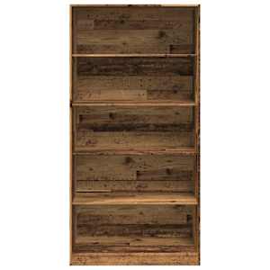 Šatní skříň old wood 100 x 50 x 200 cm kompozitní dřevo - obrázek 4