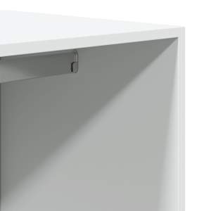 Šatní skříň bílá 80 x 50 x 200 cm kompozitní dřevo - obrázek 8