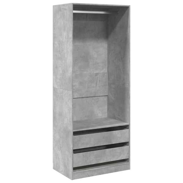 vidaXL garderoob betoonhall 80x50x200 cm tehispuit