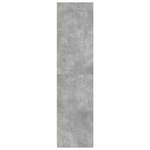 Šatní skříň betonově šedá 100 x 50 x 200 cm dřevotříska - obrázek 5