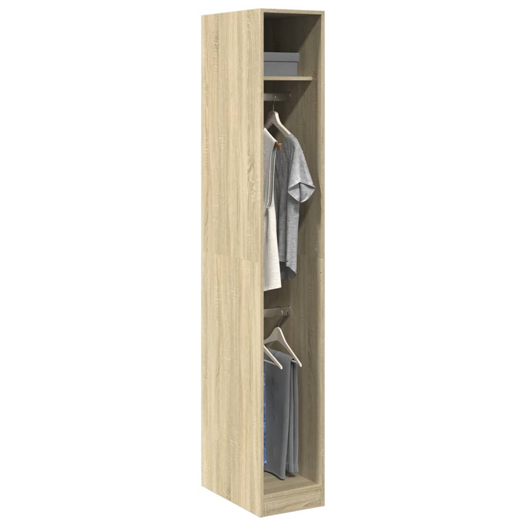 vidaXL Kleiderschrank Sonoma-Eiche 30x50x200 cm Holzwerkstoff