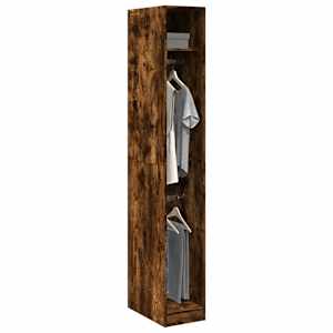vidaXL riidekapp, suitsutatud tamm, 30x50x200 cm, tehispuit