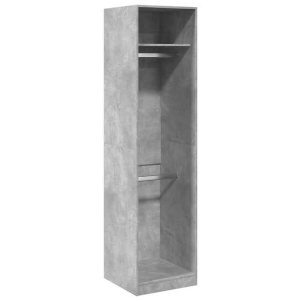 vidaXL garderoob betoonhall 50 x 50 x 200 cm tehispuit