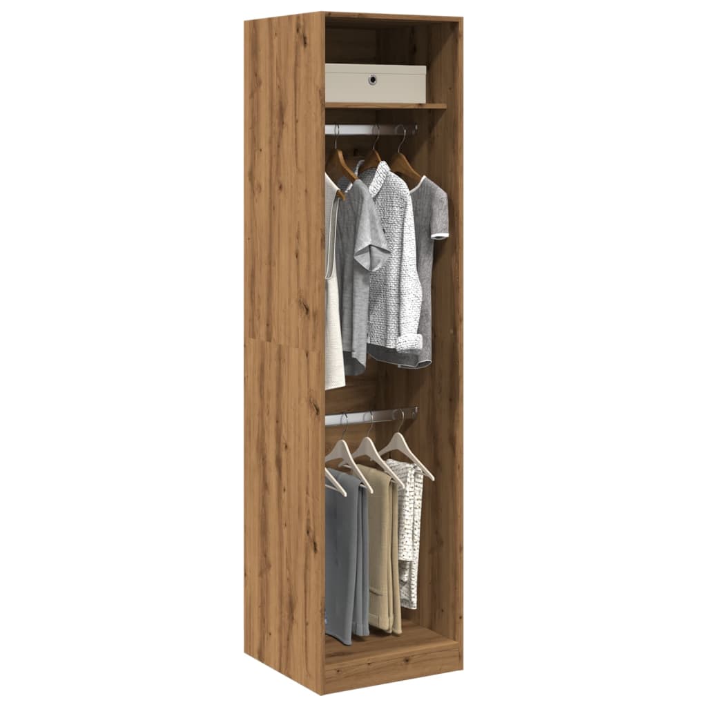 Kleiderschrank Artisan-Eiche 50x50x200 cm Holzwerkstoff