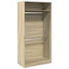 vidaXL garderoob Sonoma tamm 100 x 50 x 200 cm tehispuit